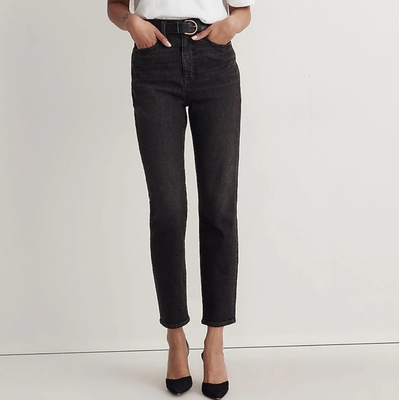 Madewell Denim - Madewell The Momjean in Hillshore Wash